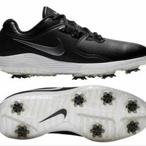 Nike AQ2197-001  Vapor Pro Golf Shoes Black White Metallic